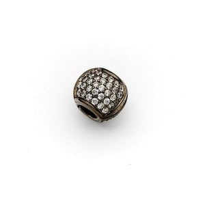 3 Charms celeste diamante hair - gunmetal color.-Charms-Marque:Référence: 14-KELA- -DIAM'S NC