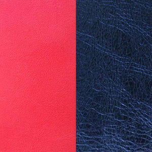Cuir LES GEORGETTES 40mm Corail / Marine metallisé-Cuir-Marque:Référence: 702145799BG0 00-LES GEORGETTES- -DIAM'S NC