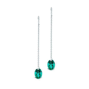Additif pour Boucles d'oreilles en or blanc et émeraude de laboratoire-Boucles d'oreilles pierres précieuses-Marque: Référence: D11.23-OB-EM LABMétal: Or blancTitre: 18 caratsPoids du métal: 0,86 GrType de pierre: Emeraude de laboratoirePoids: 2,32 CtForme - taille: Taille ovaleCouleur: Vert-DIAM'S- -DIAM'S NC