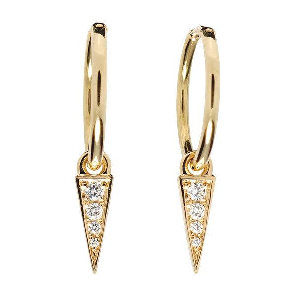 Additifs boucle d'oreilles en or jaune sertis de diamants.-Boucles d'oreilles diamants-Marque:Référence: D11.25Métal: Or jauneTitre: 18 caratsPoids du métal: 1,00 GrType de pierre: Diamant(s)Poids: 0,13 CtForme - taille: Taille brillantCouleur: FPureté: SI1-DIAM'S- -DIAM'S NC