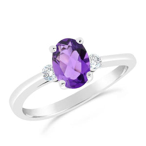 Bague en or blanc sertie d'une améthyste et de diamants.-Bagues pierres précieuses-Marque:Référence: D9.128-OB-AMMétal: Or blancTitre: 18 caratsPoids du métal: 2,10 GrType de pierre: AméthystePoids: 0,70 CtForme - taille: Taille ovaleCouleur: MauveType de pierre (2): Diamant(s)Poids (2): 0,08 CtForme - taille (2): Taille brillantCouleur (2): FPureté (2): SI1Comment choisir sa taille de doigt:cliquer pour découvrir notre guide des tailles imprimable-DIAM'S- -DIAM'S NC