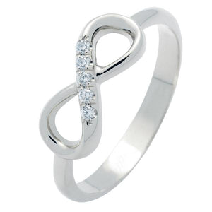 Bague infinity en or blanc sertie de diamants.-Bagues diamants-Marque:Référence: D9.50-OBMétal: Or blancTitre: 18 caratsPoids du métal: 2,10 GrType de pierre: Diamant(s)Poids: 0,05 CtForme - taille: Taille brillantCouleur: FPureté: SI1Comment choisir sa taille de doigt:cliquer pour découvrir notre guide des tailles imprimable-DIAM'S- -DIAM'S NC