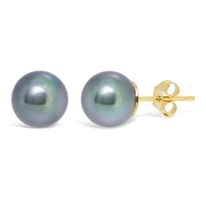 Boucle d'oreille en or jaune 2 perles de Tahiti de 9mm à10mm-Boucles d'oreilles perle-Marque:Référence: BO/299Métal: Or jauneTitre: 18 caratsPoids du métal: 0,70 GrType de pierre: Perle(s) de TahitiForme - taille: RondePureté: A-DIAM'S- BO/299-DIAM'S NC