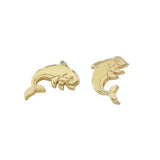 Boucles d'oreilles Dauphin en or jaune.-Boucles d'oreilles or et argent-Marque:Référence: L6.42Métal: Or jauneTitre: 18 caratsPoids du métal: 0,70 Gr-DIAM'S- L6.42-DIAM'S NC