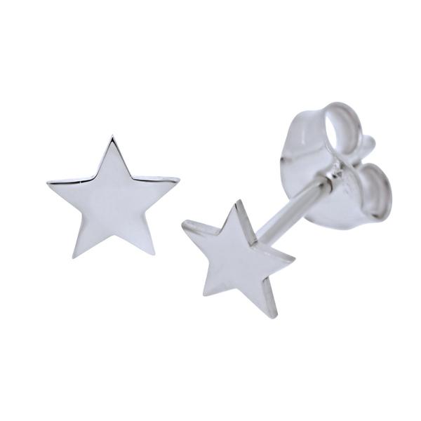 Boucles d'oreilles en or blanc motif étoile.-Boucles d'oreilles or et argent-Marque:Référence: L6.18-OBMétal: Or blancTitre: 18 caratsPoids du métal: 0,60 Gr-DIAM'S- L6.18-OB-DIAM'S NC