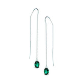 Boucles d'oreilles en or blanc sertie d'émeraude de laboratoire et de diamants.-Boucles d'oreilles pierres précieuses-Marque: Référence: D6.163-OB-EMMétal: Or blancTitre: 18 caratsPoids du métal: 1,60 GrType de pierre: Emeraude de laboratoirePoids: 2,32 CtForme - taille: Taille ovaleCouleur: VertType de pierre (2): Diamant(s)Poids (2): 0,02 CtForme - taille (2): Taille brillantCouleur (2): FPureté (2): SI1-DIAM'S- -DIAM'S NC