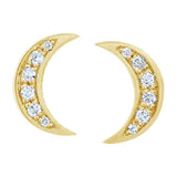 Boucles d'oreilles en or jaune Lune serties de diamants.-Boucles d'oreilles diamants-Marque:Référence: D6.86Métal: Or jauneTitre: 18 caratsPoids du métal: 1,00 GrType de pierre: Diamant(s)Poids: 0,09 CtForme - taille: Taille brillantCouleur: FPureté: SI1Type de pierre (2): Poids (2): 0,08 CtForme - taille (2): Couleur (2): Pureté (2):-DIAM'S- D6.86-DIAM'S NC