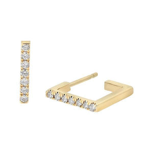 Boucles d'oreilles en or jaune serties de diamants.-Boucles d'oreilles diamants-Marque:Référence: D6.133Métal: Or jauneTitre: 18 caratsPoids du métal: 1,80 GrType de pierre: Diamant(s)Poids: 0,14 CtForme - taille: Taille brillantCouleur: FPureté: SI1-DIAM'S- -DIAM'S NC