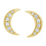 Boucles d'oreilles lune en or jaune 18 carats : diamants de 0,11 ct en F,SI1-Boucles d'oreilles diamants-Marque:Référence: D6.86Métal: Or jauneTitre: 18 caratsPoids du métal: 1,00 GrType de pierre (2): Poids (2): 0,08 CtForme - taille (2): Couleur (2): Pureté (2):-DIAM'S- -DIAM'S NC