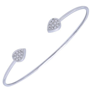 Bracelet en or blanc serti de diamants.-Bracelets diamants-Marque:Référence: D4.97-OBMétal: Or blancTitre: 18 caratsPoids du métal: 3,80 GrType de pierre: Diamant(s)Poids: 0,17 CtForme - taille: Taille brillantCouleur: FPureté: SI1-DIAM'S- D4.97-OB-DIAM'S NC