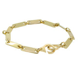 Bracelet en or jaune 18 carats de 18 cm-Bracelets or et argent-Marque:Référence: L4.76-18Métal: Or jauneTitre: 18 caratsPoids du métal: 10,00 Gr-DIAM'S- -DIAM'S NC