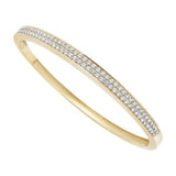 Bracelet en or jaune serti de diamants.-Bracelets diamants-Marque:Référence: D4.16Métal: Or jauneTitre: 18 caratsPoids du métal: 12,80 GrType de pierre: Diamant(s)Poids: 0,94 CtForme - taille: Taille brillantCouleur: FPureté: SI1-DIAM'S- D4.16-DIAM'S NC