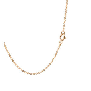 Chaine en or rose maille forçat ronde maillon 1.2 mm 40 cm-Chaines or et argent-Marque:Référence: FR-RO-40-1.2Métal: Or roseTitre: 18 caratsPoids du métal: 1,79 Gr-DIAM'S- -DIAM'S NC