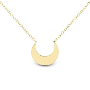 Collier en or jaune motif croissant de lune-Chaines or et argent-Marque: Référence: L3.159Métal: Or jauneTitre: 18 caratsPoids du métal: 2,00 Gr-DIAM'S- -DIAM'S NC