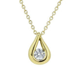 Collier en or jaune motif goutte serti d'un diamant.-Pendentifs & Colliers diamants-Marque:Référence: 3.908Métal: Or jauneTitre: 18 caratsPoids du métal: 1,80 GrType de pierre: Diamant(s)Poids: 0,10 CtForme - taille: Taille brillantCouleur: FPureté: SI1-DIAM'S- 3.908-DIAM'S NC
