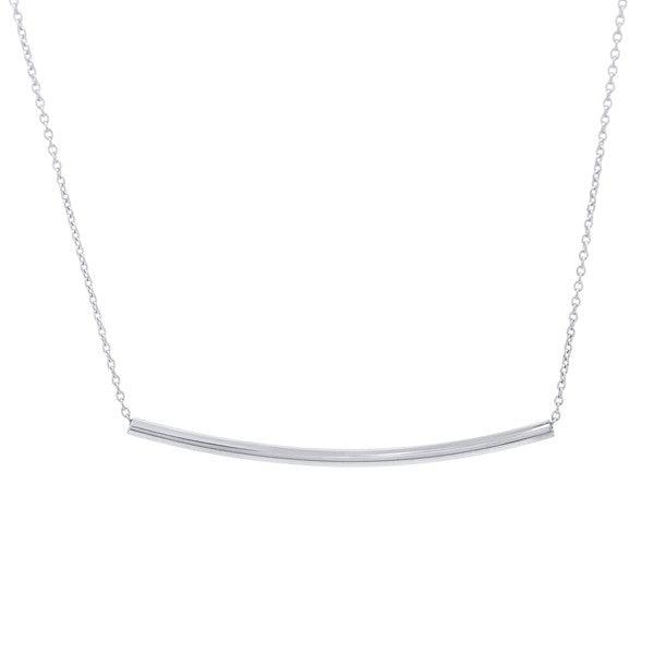 Collier tube en or blanc.-Chaines or et argent-Marque:Référence: COL-TUB-OBMétal: Or blancTitre: 18 caratsPoids du métal: 2,46 Gr-DIAM'S- COL-TUB-OB-DIAM'S NC