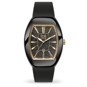 ICE boliday - Dome - Black glitter gold - Small - 3H+D-Montres femme-Marque:Référence: 024030-ICE WATCH- -DIAM'S NC
