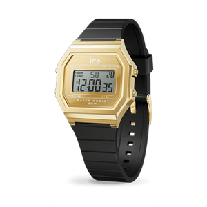 ICE digit retro - Metal gold mirror - Black - Small-Montres femme-Marque:Référence: 022731-ICE WATCH- -DIAM'S NC