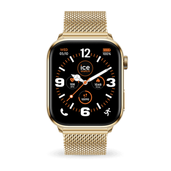 ICE smart 3.0 - Gold - Milanese - 1.78 AMOLED - GPS-Montres femme-Marque:Référence: 024656-ICE WATCH- -DIAM'S NC