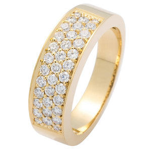 Jonc en or jaune serti de diamants-Bagues diamants-Marque:Référence: D2.13Métal: Or jauneTitre: 18 caratsPoids du métal: 6,80 GrType de pierre: Diamant(s)Poids: 0,66 CtForme - taille: Taille brillantCouleur: FPureté: SI1Comment choisir sa taille de doigt:cliquer pour découvrir notre guide des tailles imprimable-DIAM'S- -DIAM'S NC