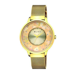 Montre femme Elixa dorée.-Montres femme-Marque:Référence: E117-L475-ELIXA- -DIAM'S NC