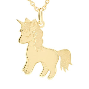 Pendentif Licorne en or jaune.-Pendentif animaux-Marque:Référence: L3.108Métal: Or jauneTitre: 18 caratsPoids du métal: 0,60 Gr-DIAM'S- L3.108-DIAM'S NC