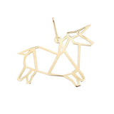 Pendentif Origami Licorne en or jaune.-Pendentifs Origami-Marque:Référence: LICORNEMétal: Or jauneTitre: 18 caratsPoids du métal: 0,70 Gr-DIAM'S- -DIAM'S NC
