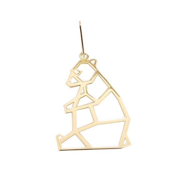 Pendentif Pour Enfant 'Ourson' En Or Jaune 18 Carats - Bijou Ancien Et Précieux