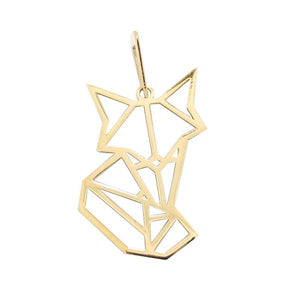 Pendentif Origami Renard en or jaune 18 carats.-Pendentifs Origami-Marque:Référence: FOXMétal: Or jauneTitre: 18 caratsPoids du métal: 0,90 Gr-DIAM'S- -DIAM'S NC