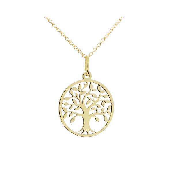 Pendentif arbre de vie en or jaune-Pendentifs & Colliers or et argent-Marque: Référence: L3.203Métal: Or jauneTitre: 18 caratsPoids du métal: 0,80 Gr-DIAM'S- -DIAM'S NC