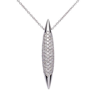 Pendentif en or blanc serti de diamants-Pendentifs & Colliers diamants-Marque:Référence: D3.53-OBMétal: Or blancTitre: 18 caratsPoids du métal: 3,50 GrType de pierre: Diamant(s)Poids: 0,79 CtForme - taille: Taille brillantCouleur: FPureté: SI1-DIAM'S- D3.53-OB-DIAM'S NC