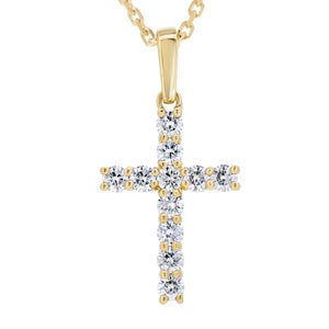 Pendentif en or jaune 18 carats 11 diamants de 0.04 carat couleur F pureté SI1-Pendentif Religieux-Marque:Référence: D3.6Métal: Or jauneTitre: 18 caratsPoids du métal: 1,60 GrType de pierre: Diamant(s)Poids: 0,04 CtForme - taille: Taille brillantCouleur: FPureté: SI1-DIAM'S- -DIAM'S NC