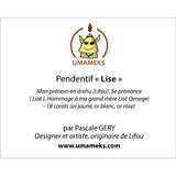 Pendentif flèche LISE Pascale GERY en or blanc-Pendentifs flèche faitière-Marque:Référence: L5.133-OBMétal: Or blancTitre: 18 caratsPoids du métal: 0,70 Gr-UMAMEKS- L5.133-OB-DIAM'S NC