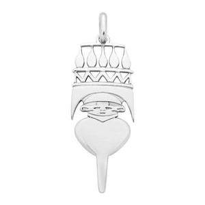 Pendentif flèche faitière en argent.-Pendentifs flèche faitière-Marque:Référence: L5.8/AMétal: ArgentTitre: 925Poids du métal: 0,90 Gr-DIAM'S- -DIAM'S NC