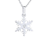 Pendentif flocon de neige en or blanc-Pendentifs & Colliers diamants-Marque:Référence: L3.125-OBMétal: Or blancTitre: 18 caratsPoids du métal: 0,80 GrType de pierre: Diamant(s)Poids: 0,01 CtForme - taille: Taille brillantCouleur: FPureté: SI1-DIAM'S- -DIAM'S NC