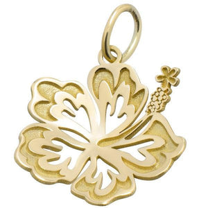 Pendentif hibiscus en or jaune petit modèle.-Pendentifs & Colliers or et argent-Marque: Référence: L5.20Métal: Or jauneTitre: 18 caratsPoids du métal: 0,60 Gr-DIAM'S- -DIAM'S NC