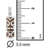 Pendentif tiki chambranle en argent bois de santal de Lifou et sa fiole de parfum de Santal-Pendentifs Tiki-Marque:Référence: L5.99/BS/AMétal: ArgentTitre: 925Poids du métal: 0,40 Gr-DIAM'S- L5.99/BS/A-DIAM'S NC