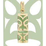 Pendentif tiki chambranle en or jaune Jade de l'île Ouen-Pendentifs Tiki-Marque:Référence: L5.99/JMétal: Or jauneTitre: 18 caratsPoids du métal: 0,83 Gr-DIAM'S- L5.99/J-DIAM'S NC