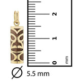 Pendentif tiki chambranle en or jaune bois de santal de lifou-Pendentifs Tiki-Marque:Référence: L5.99/BSMétal: Or jauneTitre: 18 caratsPoids du métal: 0,61 Gr-DIAM'S- L5.99/BS-DIAM'S NC