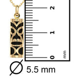 Pendentif tiki chambranle en or jaune. corail noir du lagon-Pendentifs Tiki-Marque:Référence: L5.99/CNMétal: Or jauneTitre: 18 caratsPoids du métal: 0,83 Gr-DIAM'S- L5.99/CN-DIAM'S NC