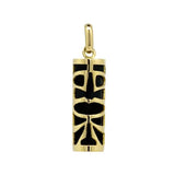 Pendentif tiki des iles en or jaune. corail noir du lagon.-Pendentifs Tiki-Marque:Référence: L5.116/CNMétal: Or jauneTitre: 18 caratsPoids du métal: 1,02 Gr-DIAM'S- L5.116/CN-DIAM'S NC