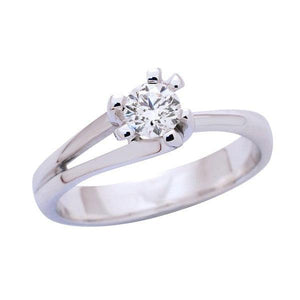 Solitaire en or blanc , diamant certifié GIA.-Solitaires-Marque:Référence: 0.953-OB-MMétal: Or blancTitre: 18 caratsPoids du métal: 3,60 GrType de pierre: Diamant certifiéPoids: 0,30 CtForme - taille: Taille brillantCouleur: EPureté: SI1Comment choisir sa taille de doigt:cliquer pour découvrir notre guide des tailles imprimable-DIAM'S- 0.953-OB-M-DIAM'S NC