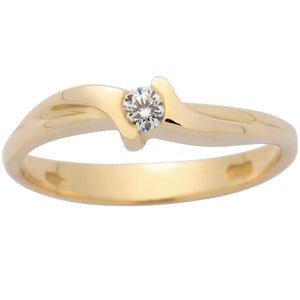 Solitaire en or jaune serti d'un diamant.-Solitaires-Marque:Référence: 0.791Métal: Or jauneTitre: 18 caratsPoids du métal: 3,10 GrType de pierre: Diamant(s)Poids: 0,10 CtForme - taille: Taille brillantCouleur: FPureté: SI1Comment choisir sa taille de doigt:cliquer pour découvrir notre guide des tailles imprimable-DIAM'S- -DIAM'S NC