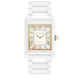 WP6 - Solid - Shiny - White - White gold - 27x38mm