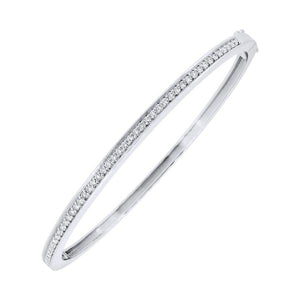 collier perle de tahiti-Bracelets diamants-Marque: Référence: D4.35-OBMétal: Or blancTitre: 18 caratsPoids du métal: 12,20 GrType de pierre: Diamant(s)Poids: 0,47 CtForme - taille: Taille brillantCouleur: FPureté: SI1-DIAM'S- D4.35-OB-DIAM'S NC