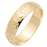 Alliance bombée en or jaune. largeur 6 mm. Motif léopard-Alliance or et argent-Marque:Référence: RB.6-L10.9Métal: Or jauneTitre: 18 caratsPoids du métal: 4,10 GrComment choisir sa taille de doigt:cliquer pour découvrir notre guide des tailles imprimable-DIAM'S- -DIAM'S NC
