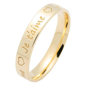 Alliance en or jaune gravure personalisée. largeur 4.5 mm-Alliance or et argent-Marque:Référence: R.4-WRITEMétal: Or jauneTitre: 18 caratsPoids du métal: 4,40 GrComment choisir sa taille de doigt:cliquer pour découvrir notre guide des tailles imprimable-DIAM'S- -DIAM'S NC