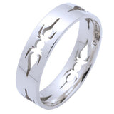 Alliance flèche faitière ajourée en or blanc.-Alliance or et argent-Marque:Référence: D1.37-OBMétal: Or blancTitre: 18 caratsPoids du métal: 4,70 GrComment choisir sa taille de doigt:cliquer pour découvrir notre guide des tailles imprimable-DIAM'S- -DIAM'S NC