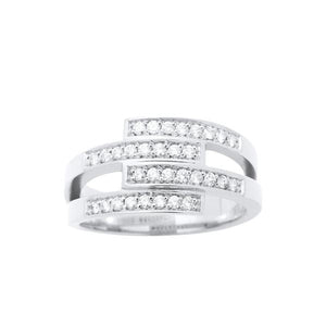 Bague en or blanc sertie de – DIAM'S NC
