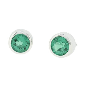 Boucle d'oreilles en or blanc serti clos émeraudes de laboratoire-Boucles d'oreilles pierres précieuses-Marque: Référence: D6.80-OB-EMLMétal: Or blancTitre: 18 caratsPoids du métal: 1,00 GrType de pierre: Emeraude de laboratoirePoids: 2,32 CtForme - taille: Taille brillantCouleur: Vert-DIAM'S- -DIAM'S NC